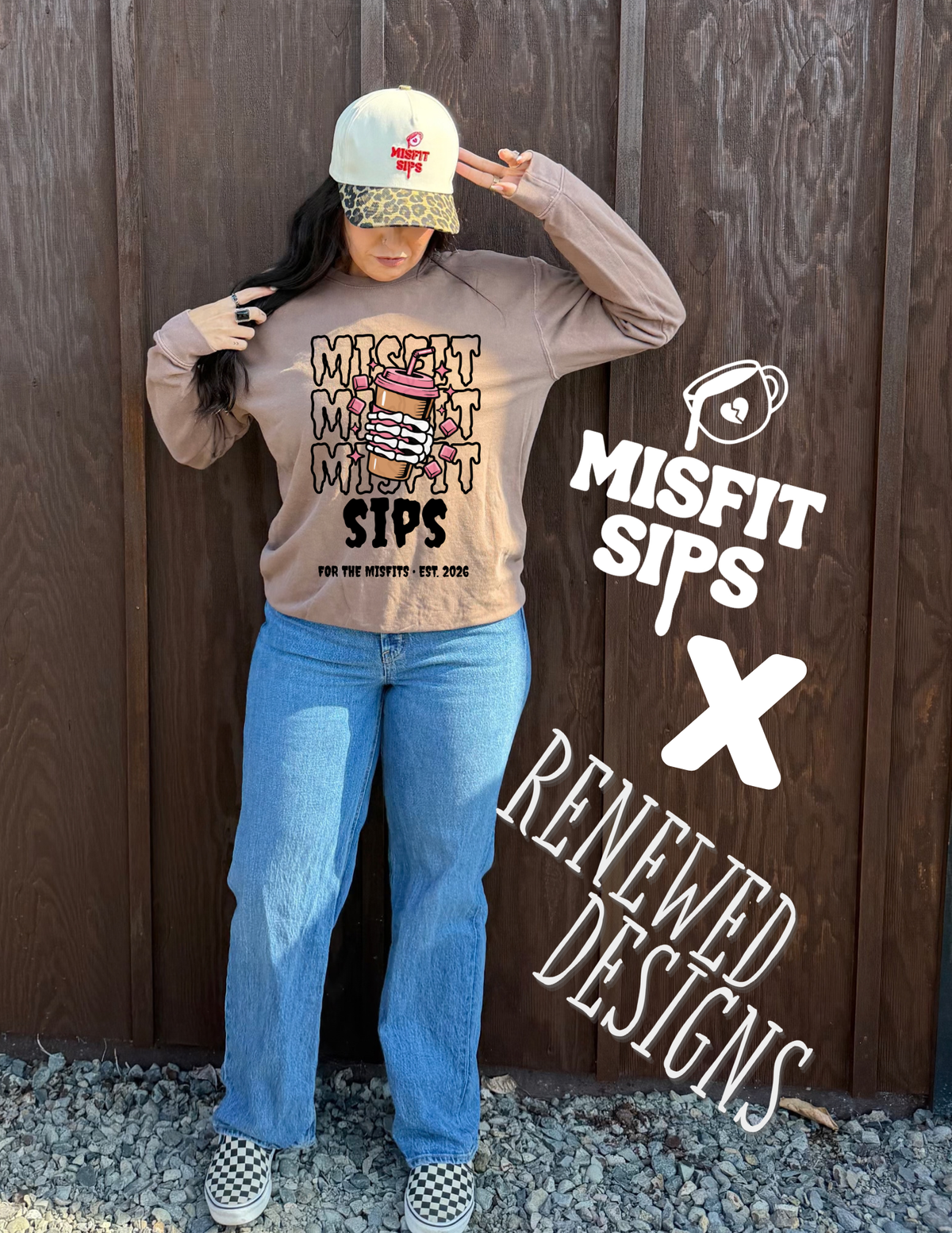 Misfit Sips Crewneck
