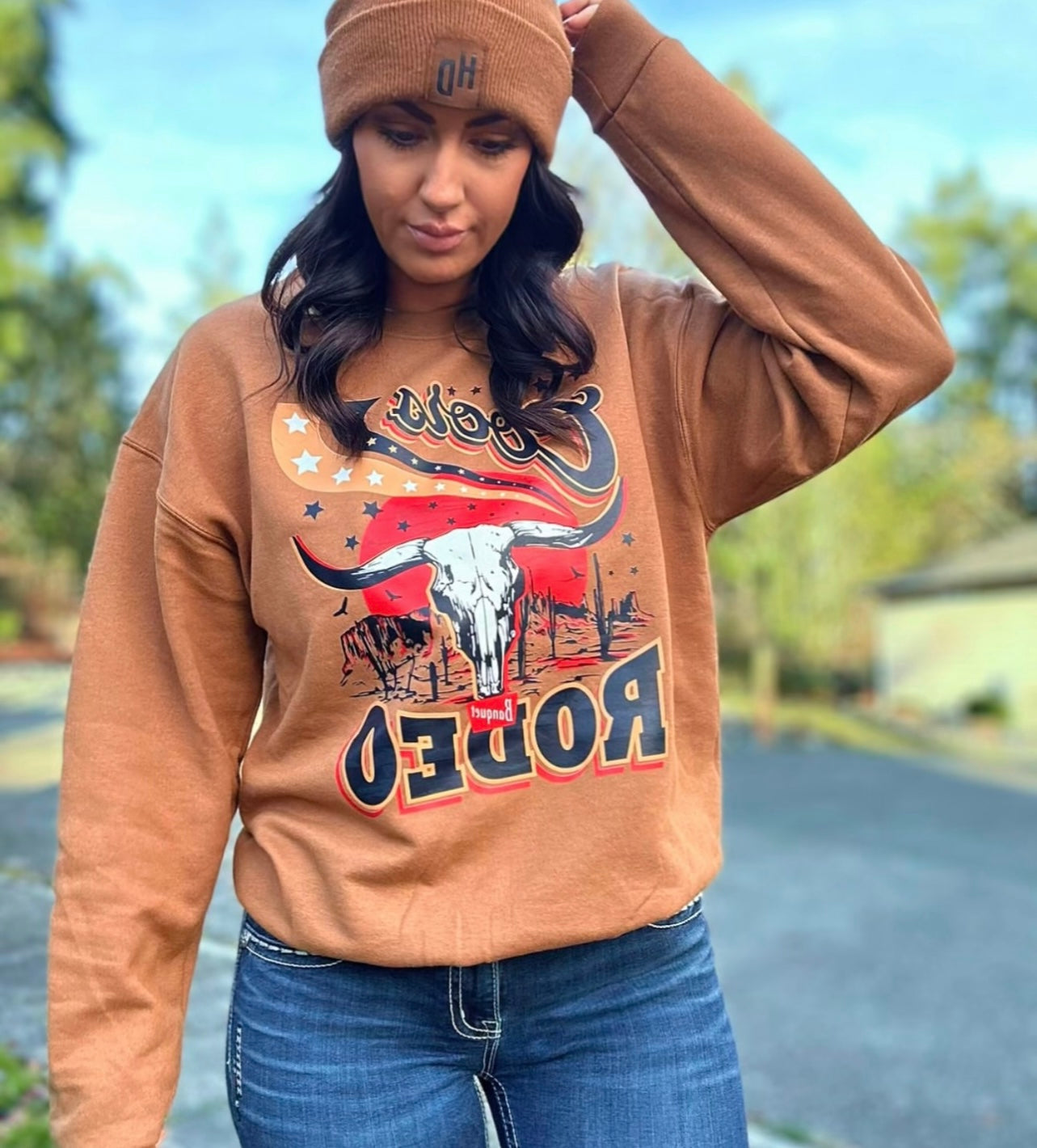 Coors rodeo crewneck