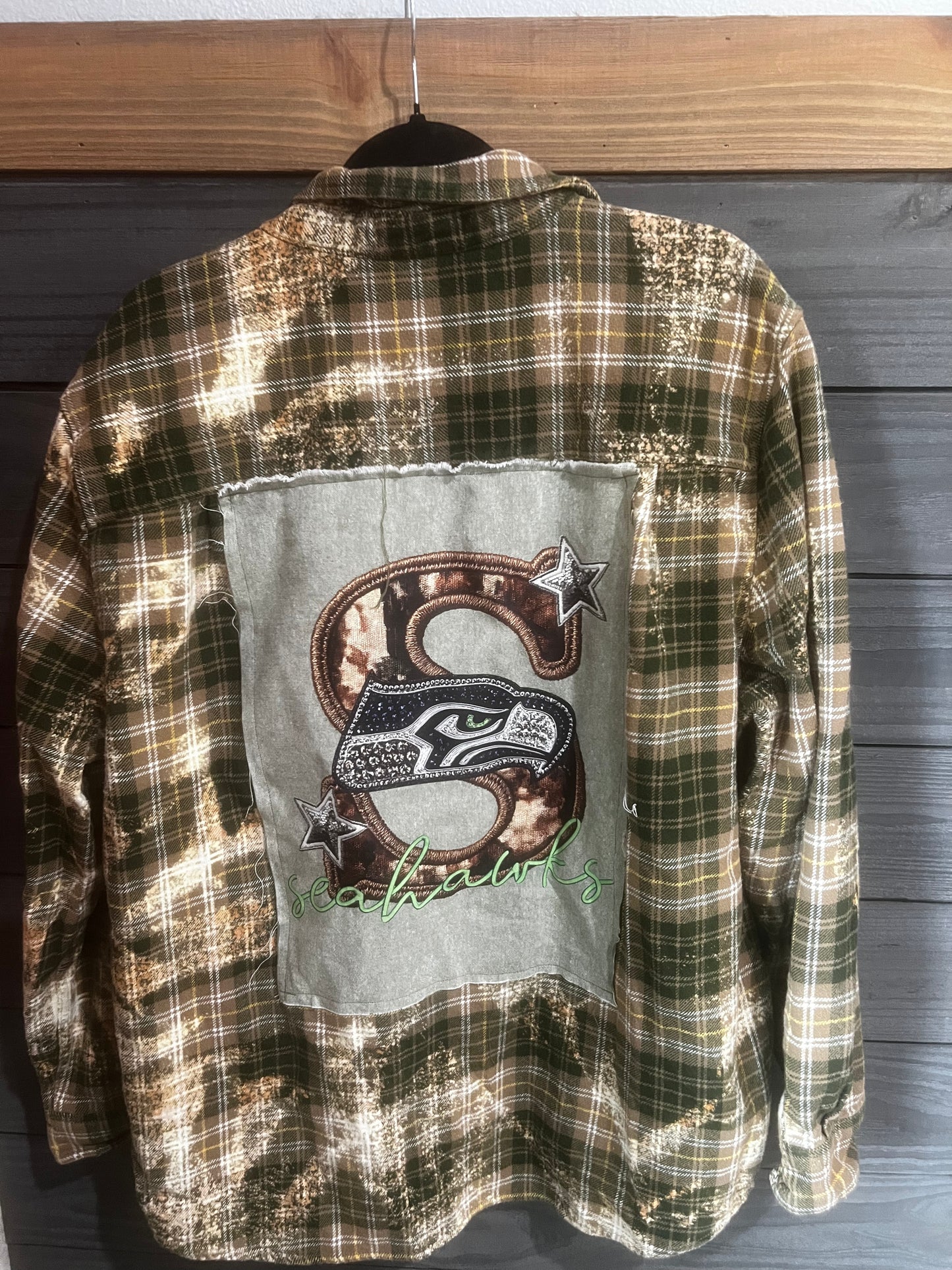 XLARGE : Seahawk camo S flannel