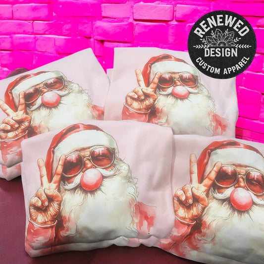 Bubble gum Santa