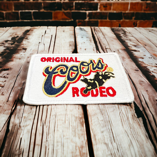 Coors Rodeo white Patch