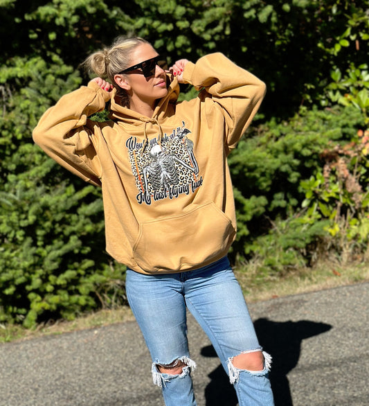 B.Love Apparel Skull Hoodie