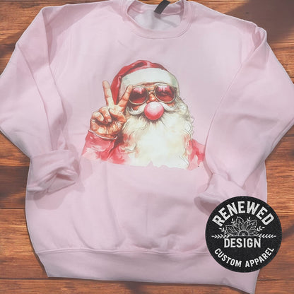 Bubble gum Santa