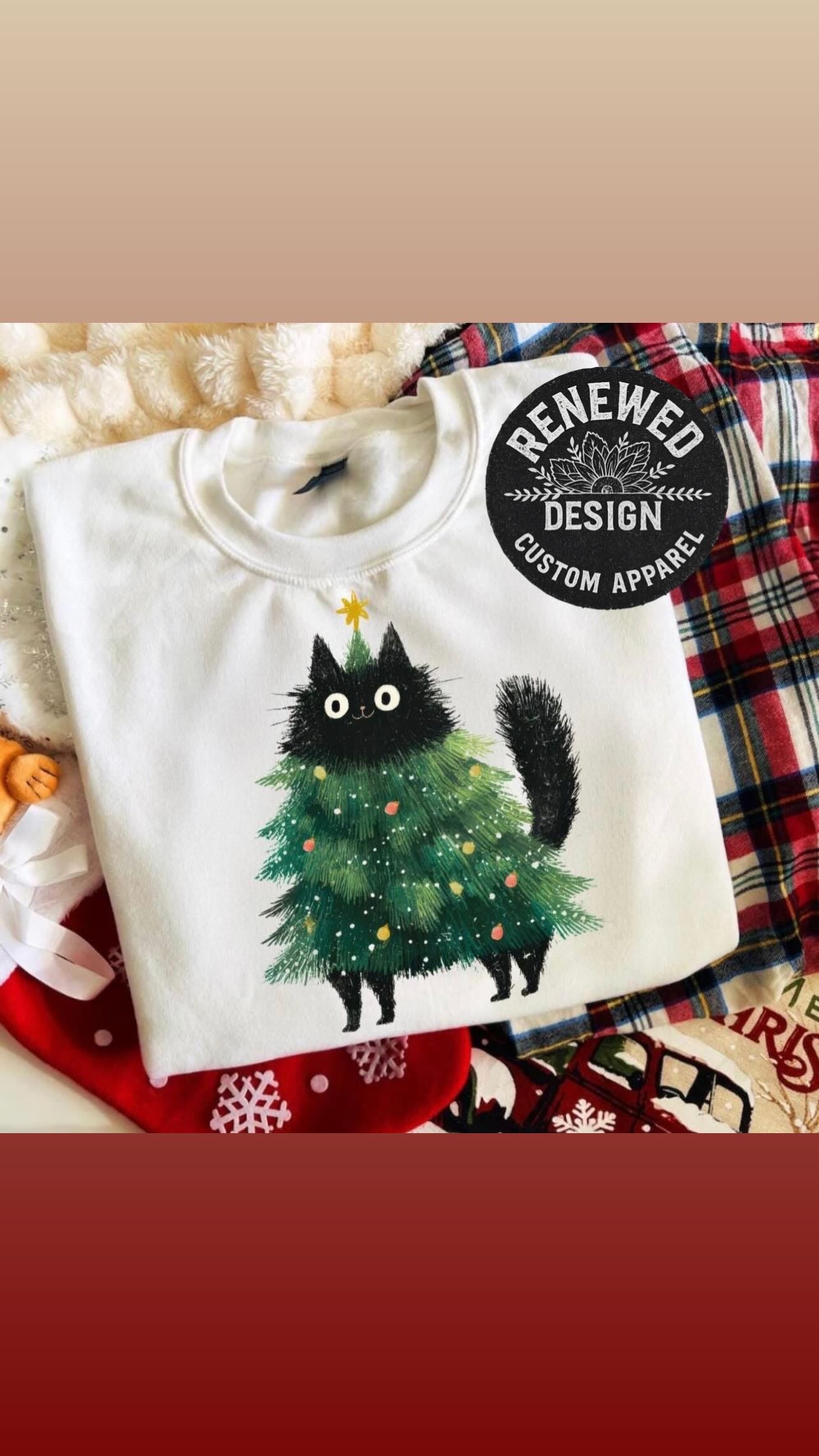 Funny Christmas cat
