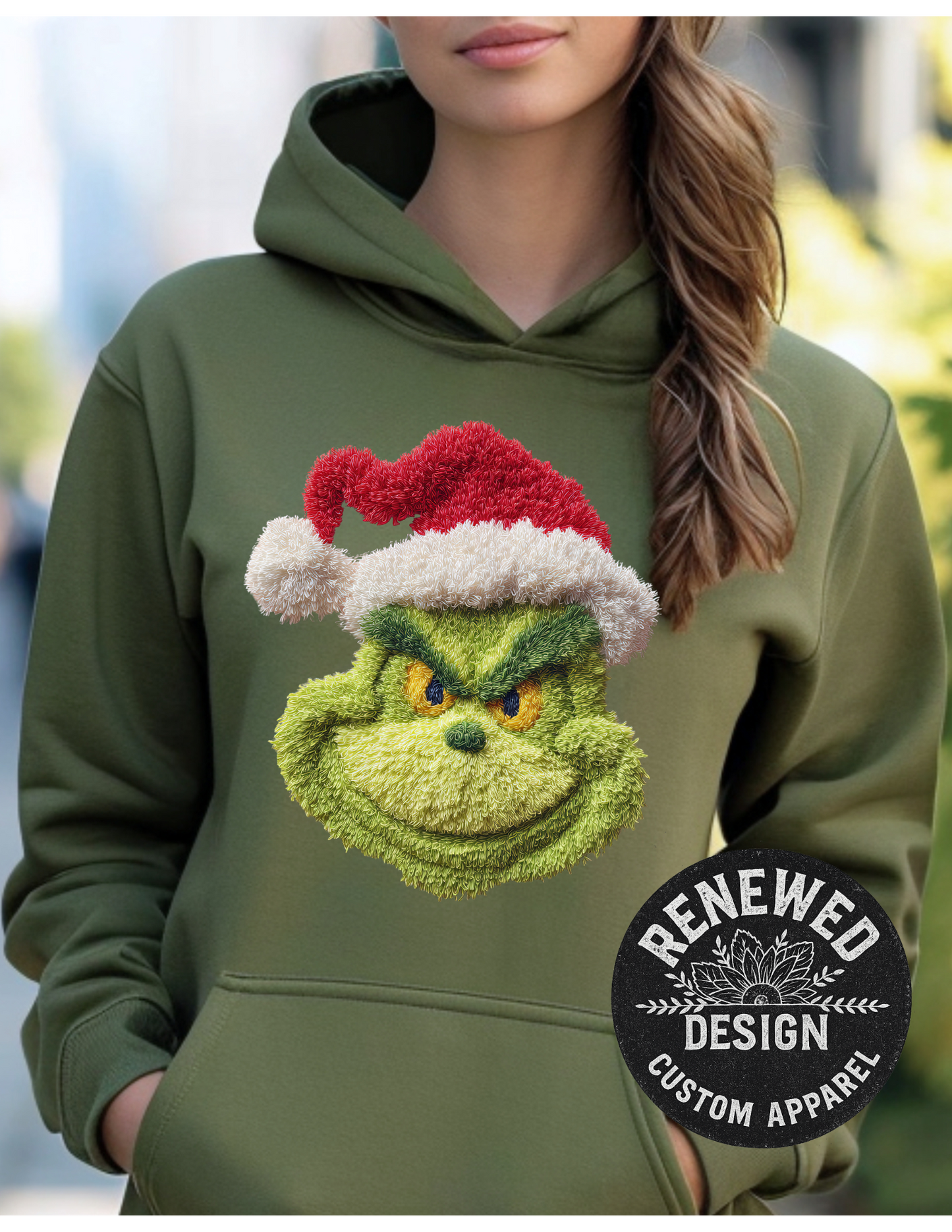 Needlepoint grinch