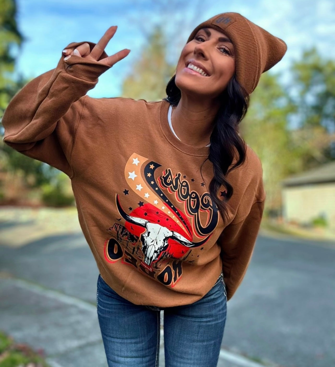Coors rodeo crewneck