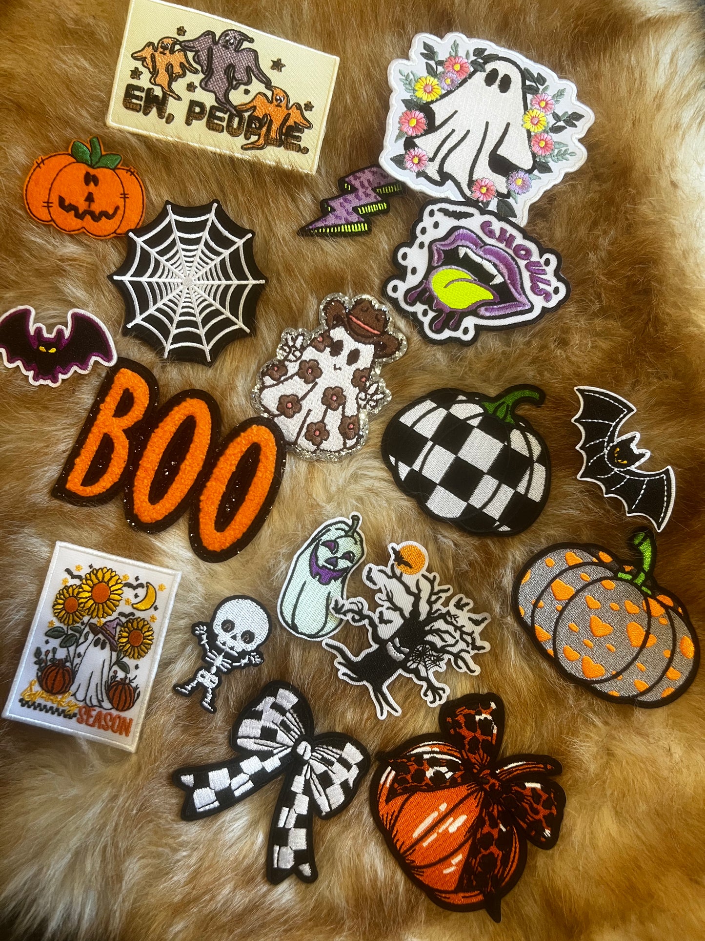 Halloween patch lot