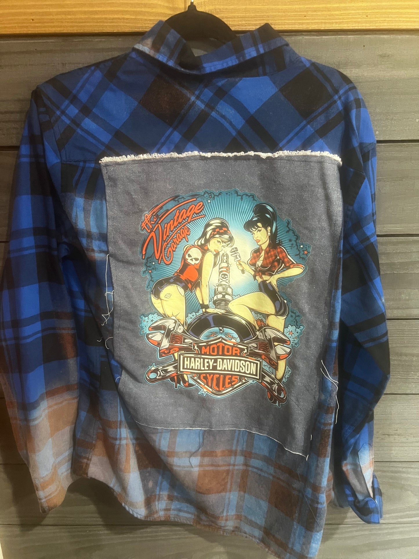 SMALL- Harley flannel
