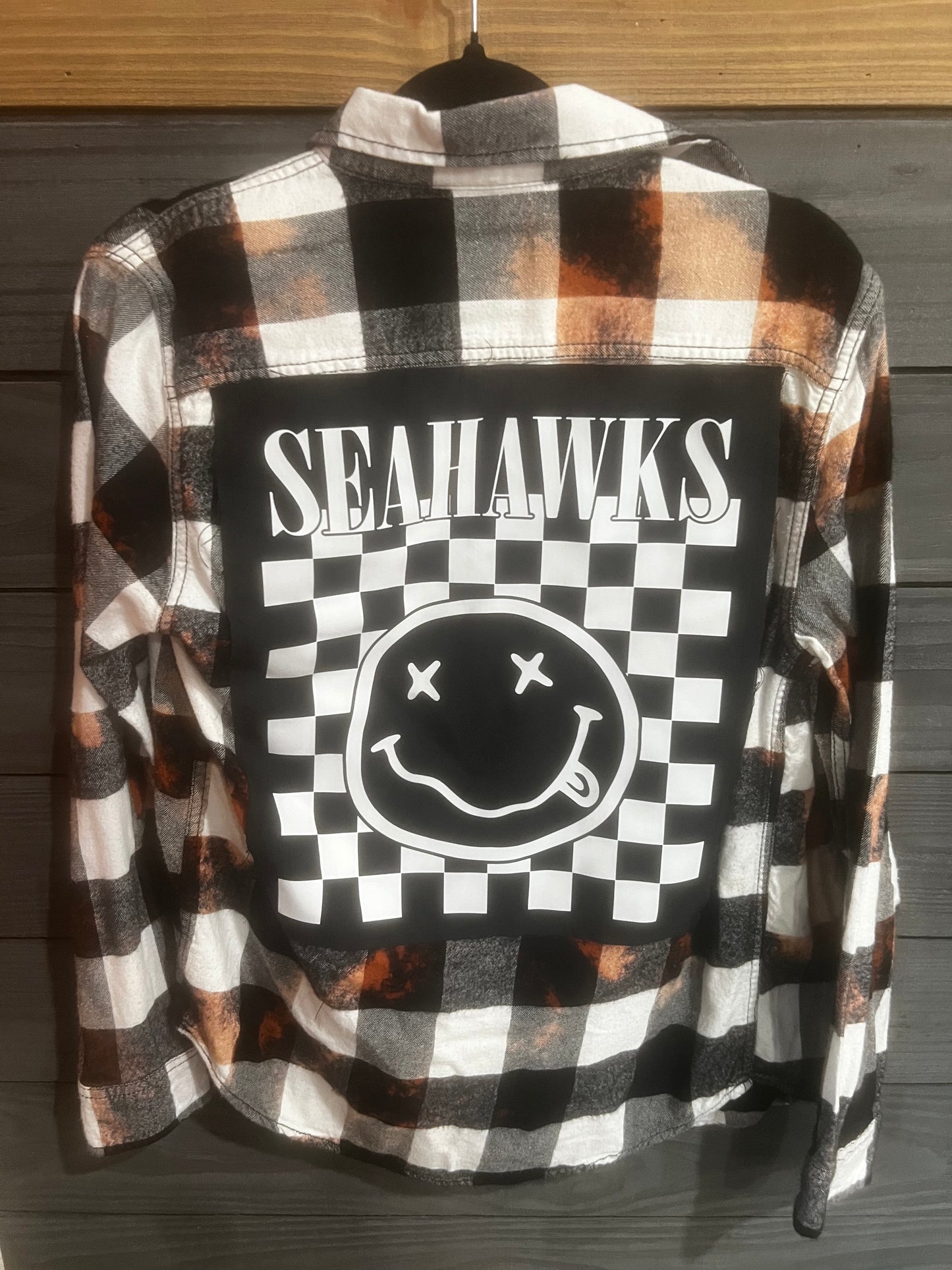 SMALL- Seahawks flannel