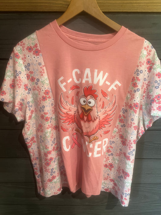 Large: F Caw F Mashup tee