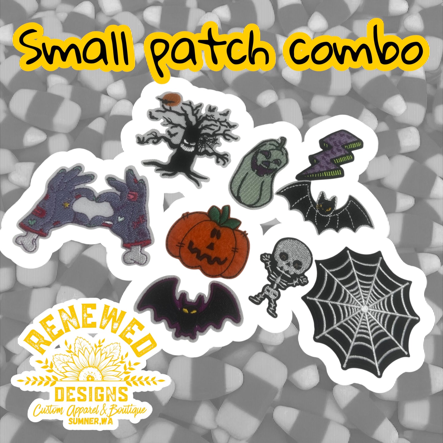 Halloween combo patches