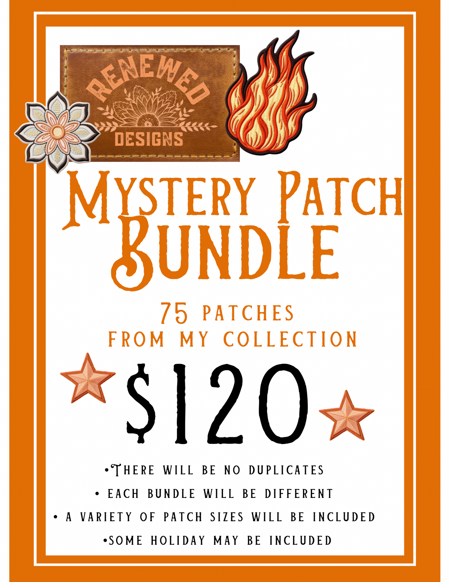 Mystery bundle patches