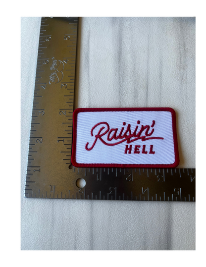 Raisin Hell Patch