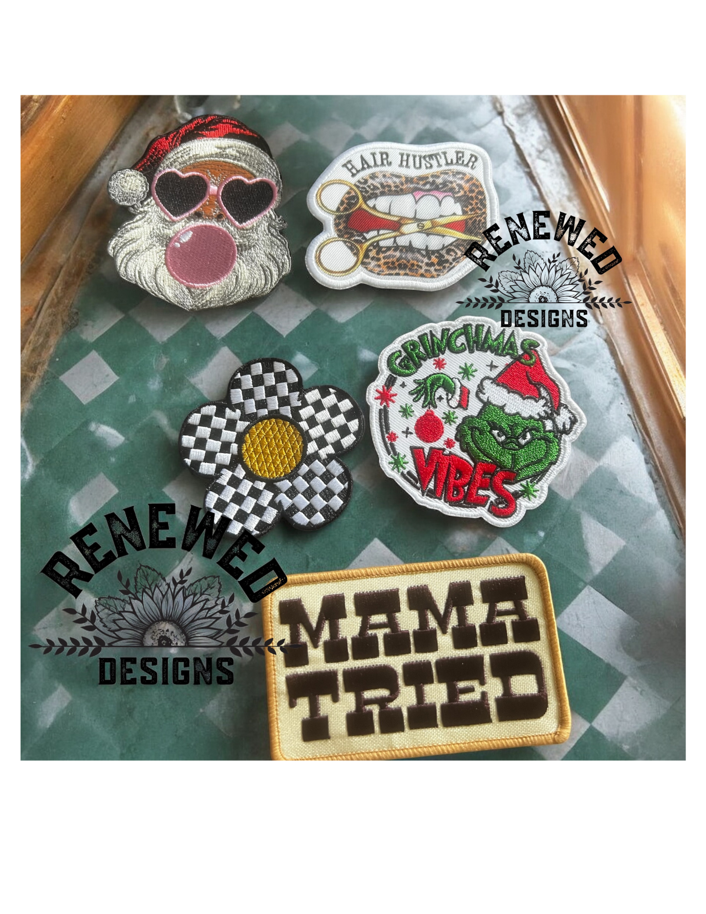 Bubble Gum Santa Patch