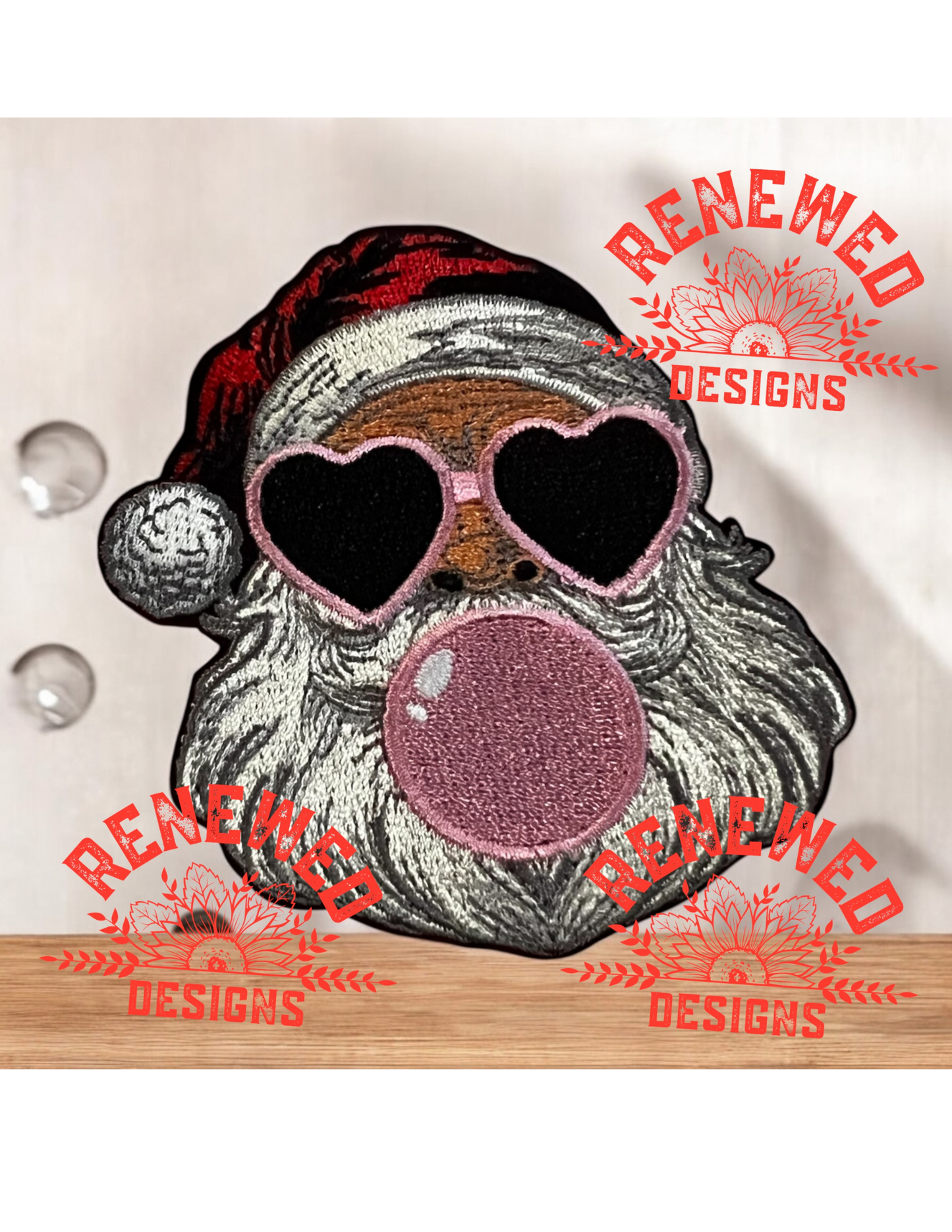 Bubble Gum Santa Patch