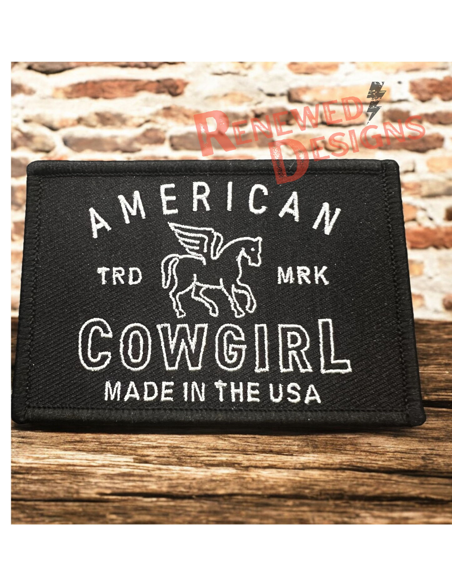 American Cowgirl Patch
