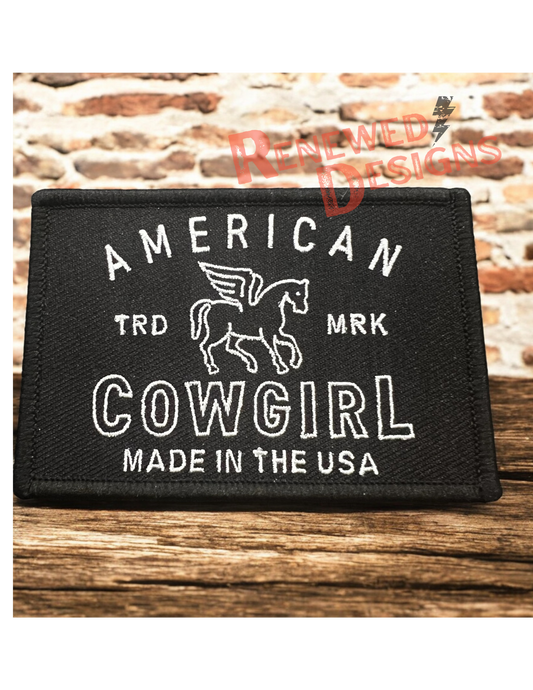 American Cowgirl Patch