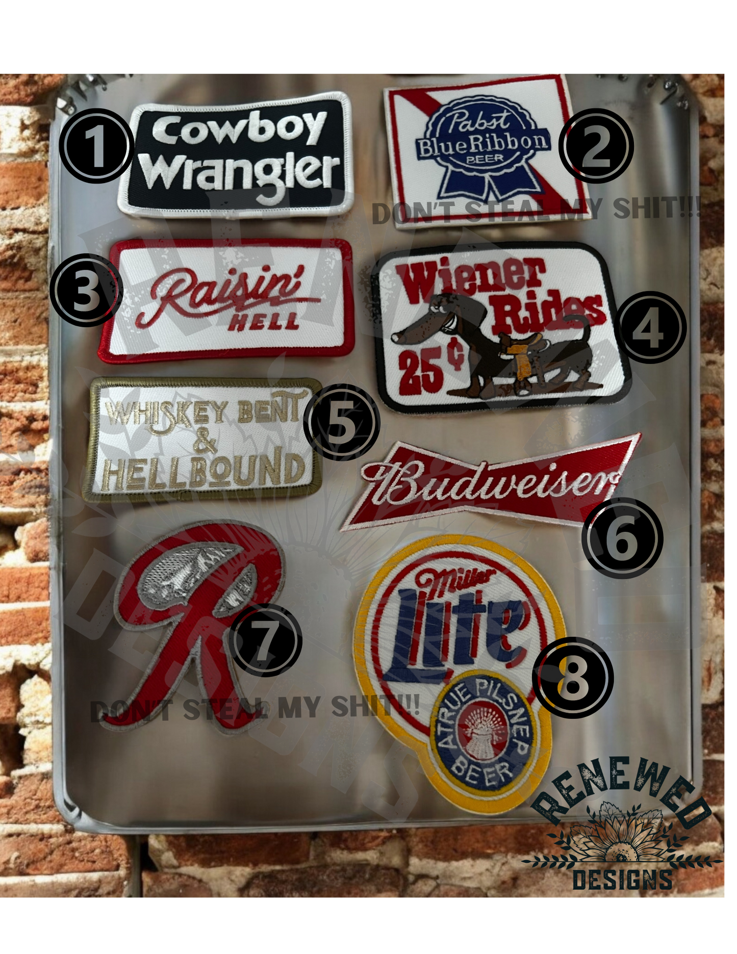 Rainier "R" Beer Patch