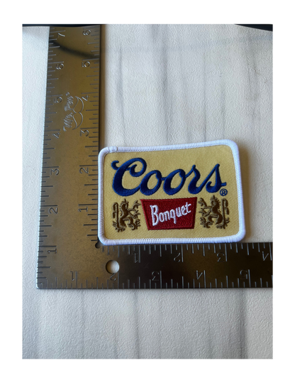Yellow Coors Banquet Patch